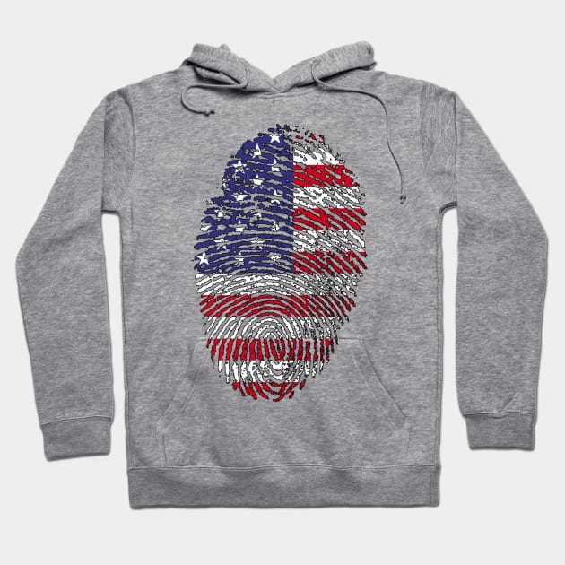 United States of America Flag - American Flag - USA Flag Hoodie by Printaha